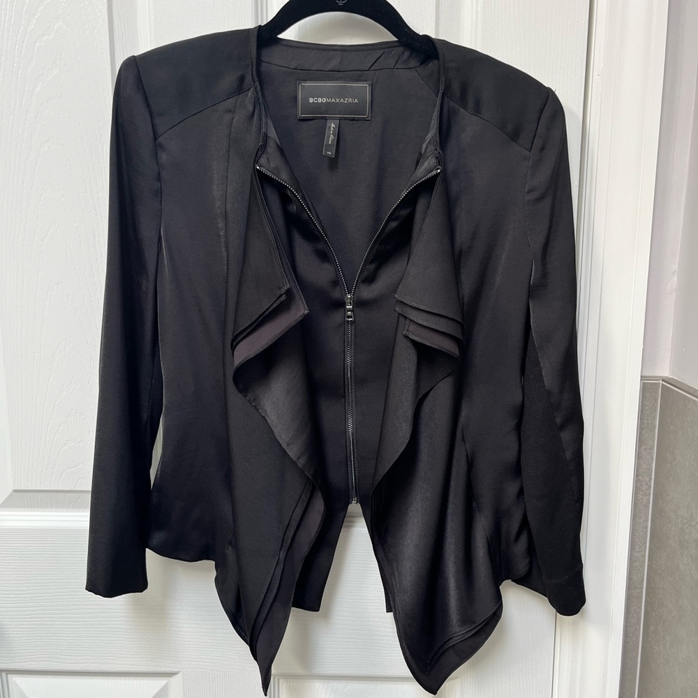BCBGMaxAzria Women's Elegant Black Blazer